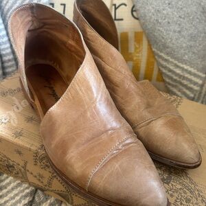 Free People Brown Leather Footwear